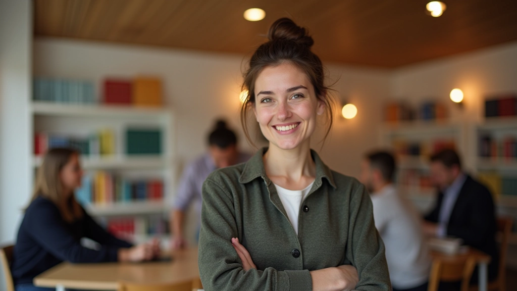 Alliance Française leercentrum met Franse boeken en leermateriaal