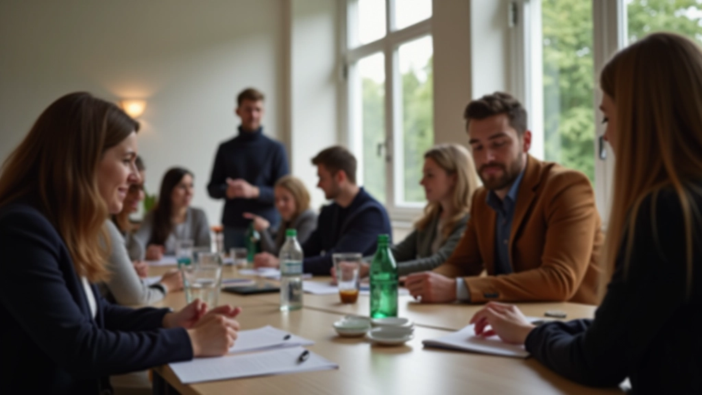 Franse klassenruimte met studenten