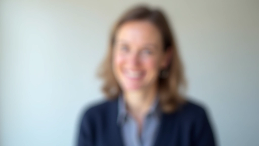 Marie, Frans docent met 15 jaar ervaring, glimlacht naar camera